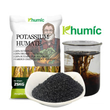 wholesale humic acid fertilizer foliar spray water soluble organic agricultural fertilizer Khumic-95 potassium humate flakes